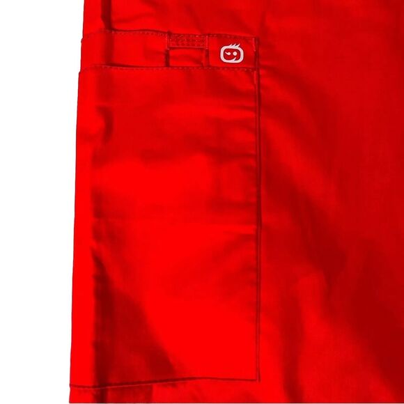 Wonderwink Men’s Ohio State Buckeyes Scarlet Straight Leg Scrub Pants 2X New! - Picture 4 of 10